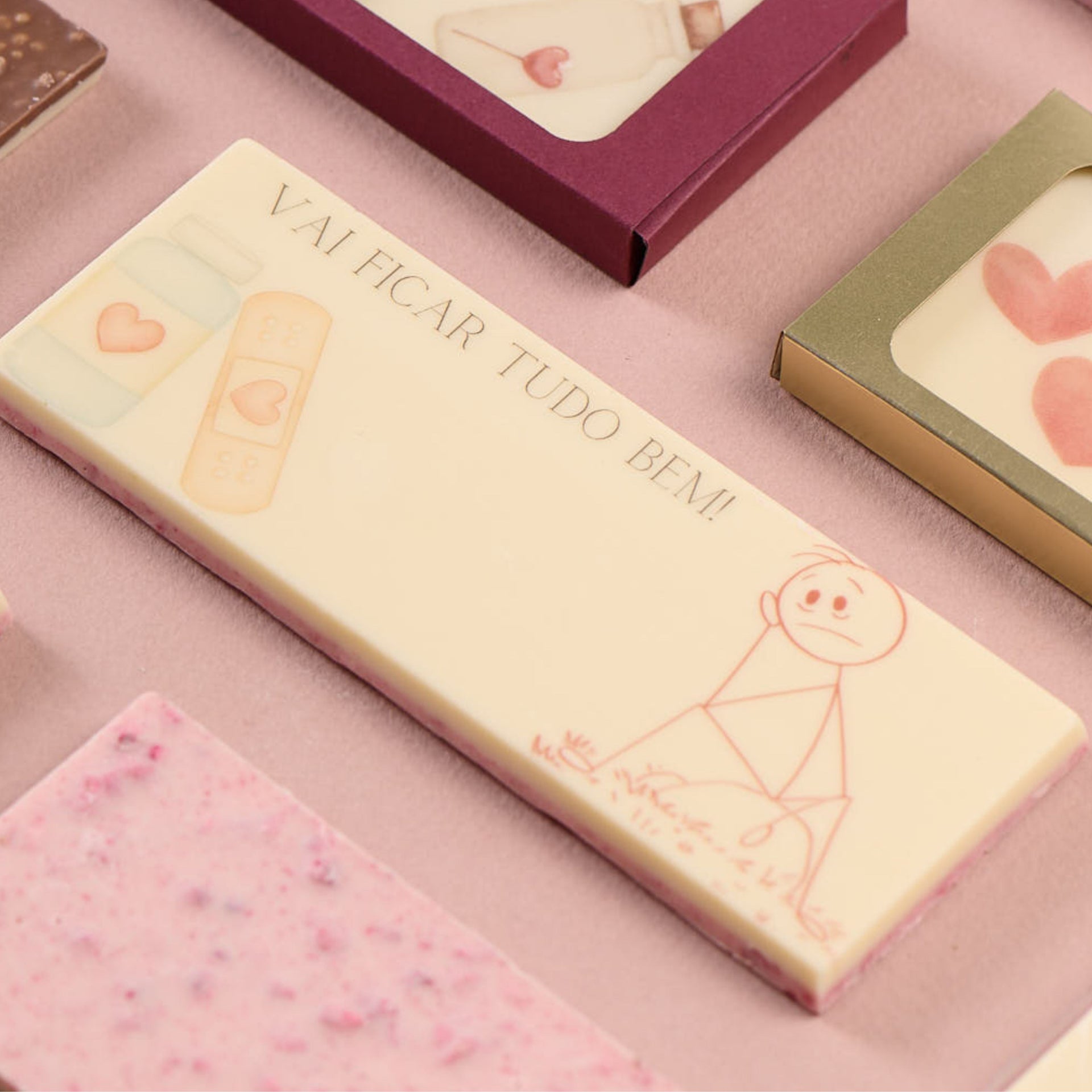 BARRA DE CHOCOLATE TEMÁTICA - VAI FICAR TUDO BEM