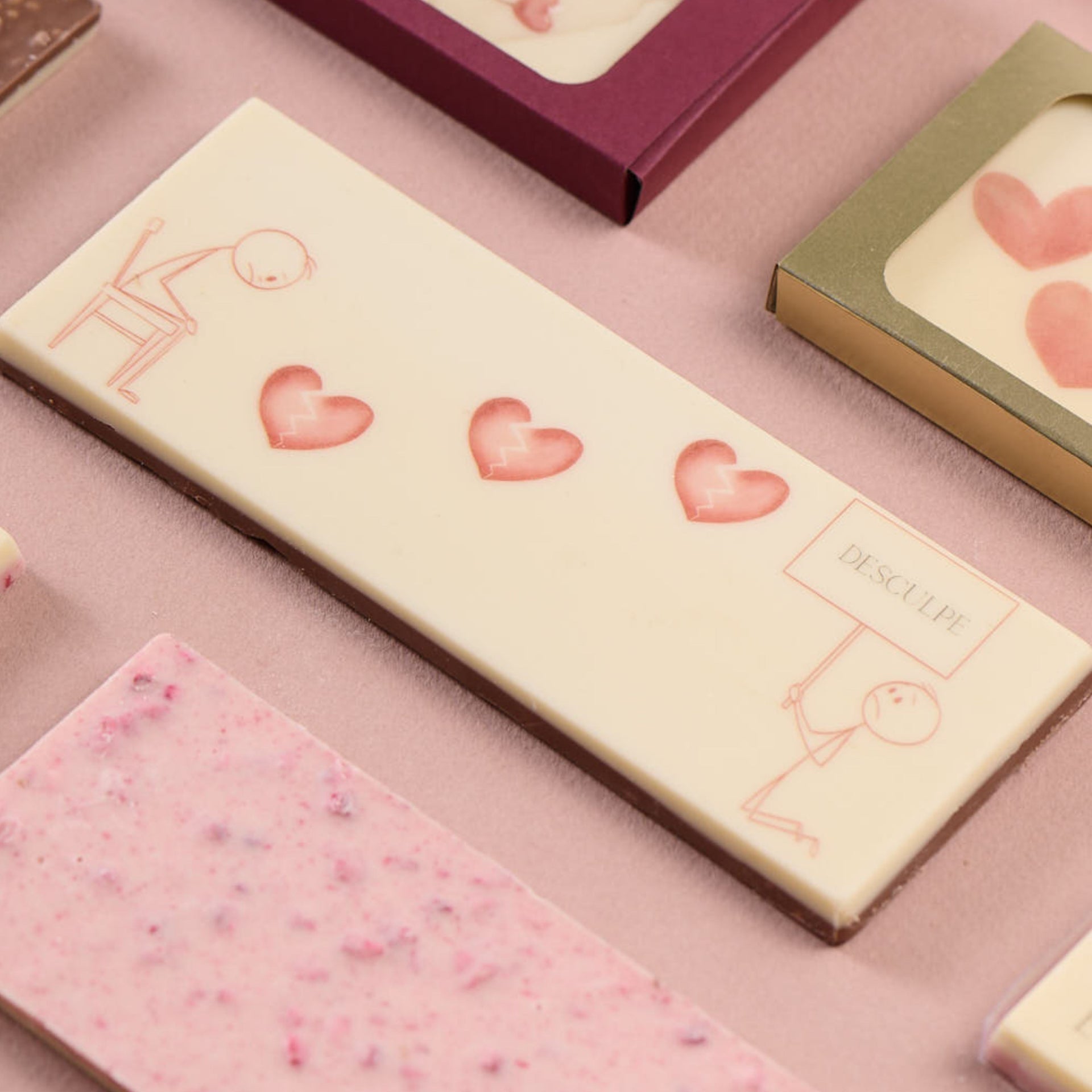 BARRA DE CHOCOLATE TEMÁTICA - DESCULPE