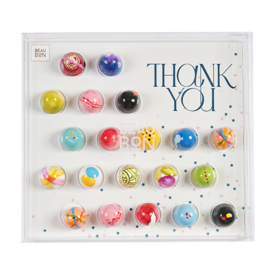 Caixa Temática Acrílico 20 Beaubons - THANK YOU